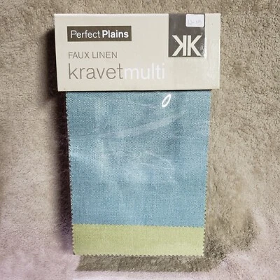 Kravet идеальный равнины искусственного льна ткани образец книги 35 + шт. различных размеров - Изображение 1 из 4