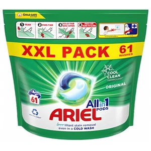 Ariel All-in-1 PODS, Washing Liquid Laundry Detergent Capsules Cold & Short - Picture 1 of 33