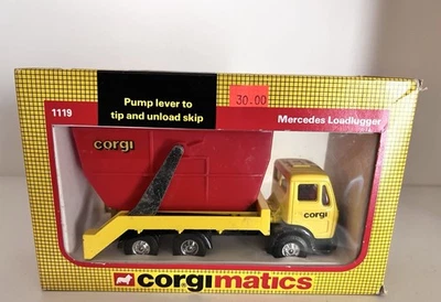 CORGI MATICS 1983 VINTAGE MERCEDES LOADLUGGER- No. 1119 - MINT in BOX - MUST SEE - Image 1 of 4