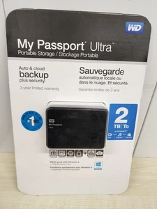 Western Digital My Passport Ultra WDBBKD0020BBK-05 2TB External HD / NEW SEALED - Picture 1 of 4