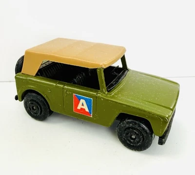Vintage Matchbox 1969 Superfast Lesney England Army Green Field Car Military Toy - Image 1 of 4