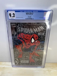 Spider-Man #1 Silver Edition CGC 9.2 - Picture 1 of 4