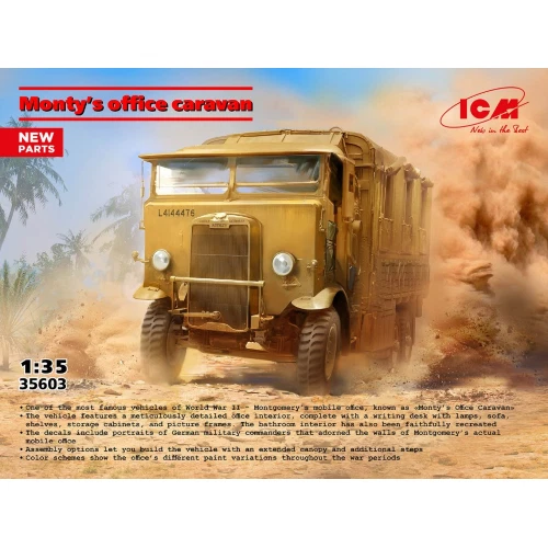ICM 1 35 Sir Bernard Montgom Leyland Retriever
