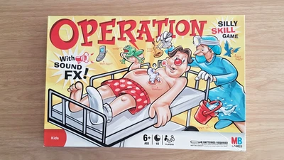 OPERATION SILLY SKILL GAME WITH SOUND FX. MB, HASBRO 2007. COMPLETE AND WORKING - Image 1 of 4
