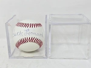 Buck Leonard Signed Rawlings Official League Baseball CROLB HOF - Picture 1 of 4