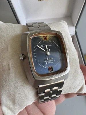 Full Set Vintage Omega Constellation Watch Electroquartz 196.005 f8192 Beta 21 - Image 1 of 4