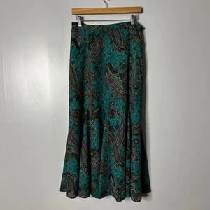 Falda midi vintage Coldwater Creek cachemira para mujer grande hada boho caprichosa años 90 - Imagen 1 de 6