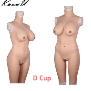 D Cup Silikon Brustformen Fake Vagina Overall Transvestit Gr... - Bild 1 von 14