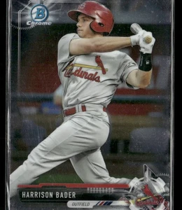 2017 Bowman Chrome #BCP-143 Harrison Bader - Picture 1 of 2