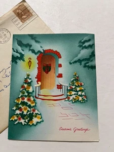 VTG 1946 Christmas Greeting Card - Picture 1 of 3