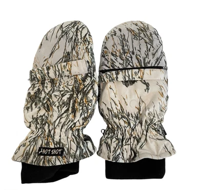 Hot Shot Pop Top Mittens 40G Thinsulate Praire Ghost Men's XL XLNT Cond. Hunting - Image 1 of 4