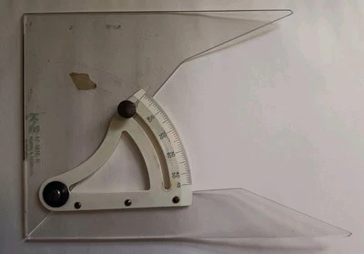 Vintage Keuffel & Esser K&E Transparent Adjustable Triangle Drafting 57 0212-8 - Image 1 of 4
