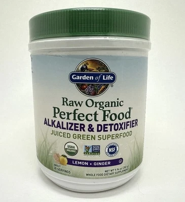 Garden of Life Alcalinizador y Desintoxicante de Alimentos Perfectos Orgánicos Crudos 9.94oz EXP 04/26 Foto 1 de 4