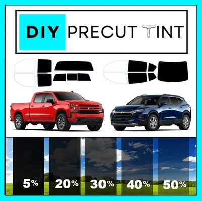 DIY Precut Window Tint Kit Fits 2000-2026 Chevy Equinox REAR Windows - Image 1 of 4