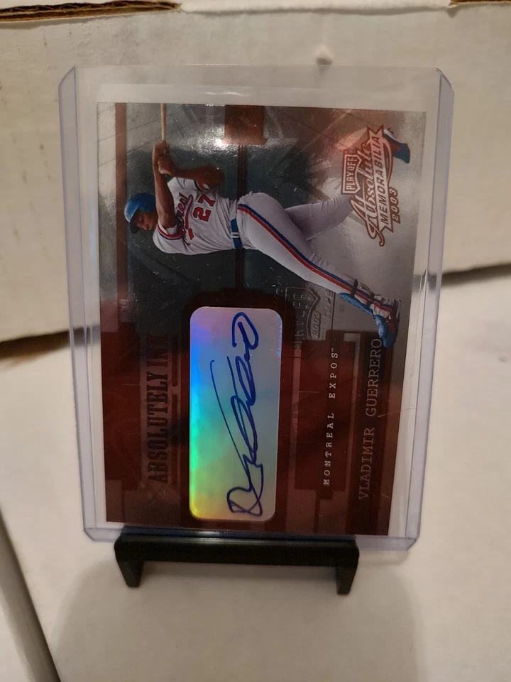Playoff Absolute Memorabilia 2003 - Absolutely Ink Vladimir Guerrero #AI-1 (AU) Foto 1 de 1