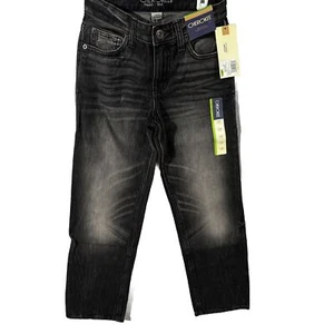 Cherokee Straight Fit Garret Sz 12S/Adjustable Waist . Black - Picture 1 of 7