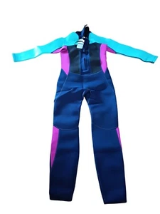 K-02120 Kinder Neoprenanzug Teenager - 2.5mm Neopren Shorty, Gr.L in blau NEU - Bild 1 von 2