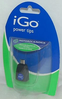 NEW iGo Power Tip A97 Micro-USB Phone Motorola RAZR 2 V8 V9 Samsung Galaxy S4/S3 - Image 1 of 3