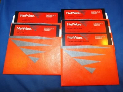 NetWare Novell 5.25 Floppy Disk Set Gateway v2.15 - Image 1 of 4