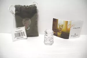 THIMBLE WATERFORD CRYSTAL IRLANDA IN SACCHETTO GRIGIO CON OPUSCOLO - Foto 1 di 9