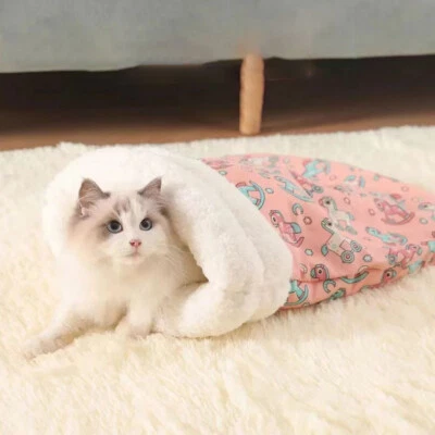 Pet Dog Cat Sleeping Bag Tunnel Cat Nest Warm Nest Pet Supplies For Cats Dogs