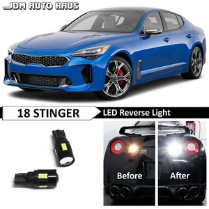 2x White High Power 921 906 Reverse Backup LED Lights Bulb Fits KIA Stinger 2018 - Picture 1 of 12