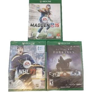 3 Xbox One Games 2 Are New In Plastic And 1 Is In Used/Good Condition. NHL... - Picture 1 of 8