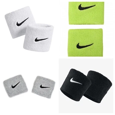 Nike Swoosh Set of 2 Wristbands Brand New 12 Different Colors To Choose From - Image 1 of 2