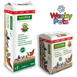 Easichick 10, 20, 40kg. Award-Winning & Bacteria Free CHICKEN BEDDING - Picture 1 of 5