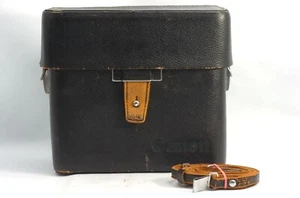 @ Cámara SakuraDo @ ¡Rara! @ Estuche para cámara de cuero negro Canon vintage de Japón - Imagen 1 de 11
