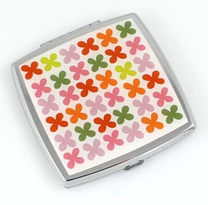 Vintage ACME Studio ALEXANDER GIRARD “Quatrefoil" Compact Purse Mirror - Picture 1 of 2