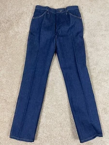Vintage Rustler Denim Jeans Mens 34x32 Regular Fit Straight Leg Made in USA Blue - Picture 1 of 16