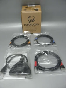 INTERRUPTOR HDMI DIVISOR 3 PUERTOS CON PIGTAIL 3w/ETHERNET 4K FULL HD 1080P REPRODUCTOR 3D - Imagen 1 de 3