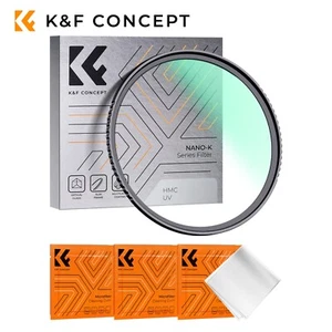 K&F Concept MC UV Protection Lens Filter Ultraviolet Filter 52/55/62/67/77/82mm - Picture 1 of 144
