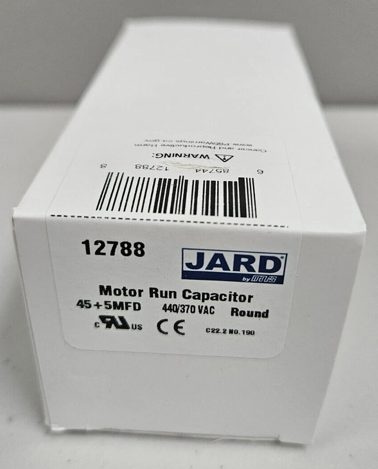 Mars 12788 Round Dual Run Capacitor 45/5 MFD 440v