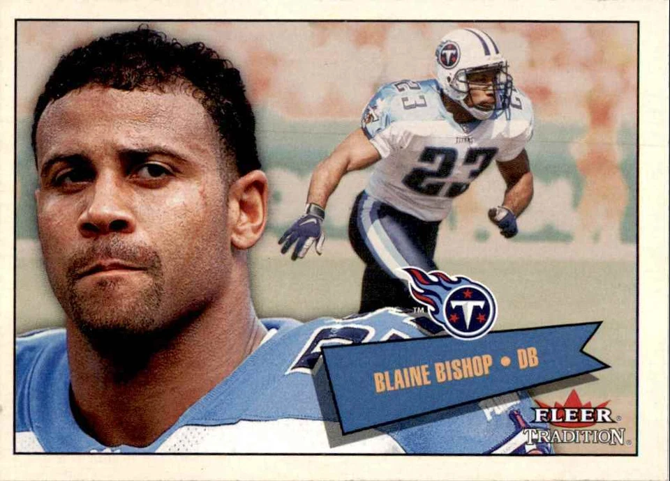 2001 Fleer Tradition Blaine Bishop Football Cards #83 - Image 1 of 2
