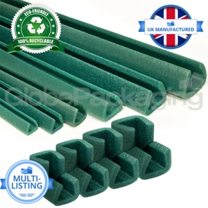 JIFFY OCEAN GREEN - FOAM EDGE GUARDS STRIPS & CORNER PROTECTORS *ECO-FRIENDLY* - Picture 1 of 59