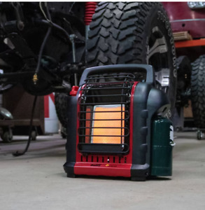 Mr. Heater F232000 MH9BX 9000 BTU Propane Portable Buddy Heater - Black+Red
