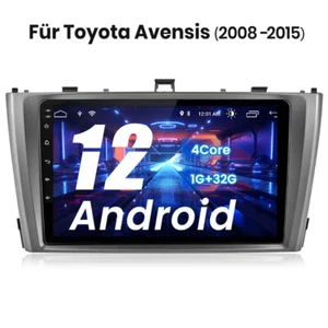 Car Autoradio GPS NAVI DAB für 2008-2015 Toyota Avensis mit Bluetooth RDS USB FM - Bild 1 von 12