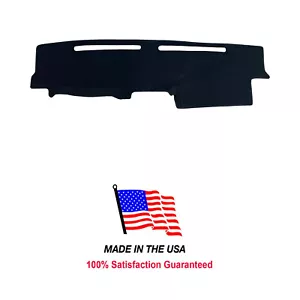 Black Carpet Dash Mat Compatible w/ 1999-2000 Isuzu Amigo Dash Cover USA MADE - Picture 1 of 11
