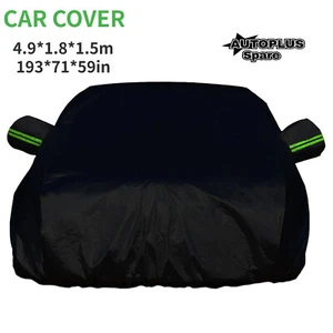 XL Full Car Cover Outdoor Waterproof Sun Snow Rain UV Heat Dust Resistant - Picture 1 of 7