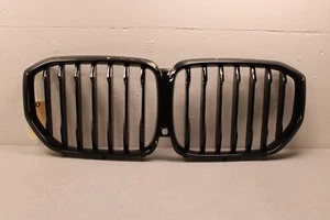 2019 2020 2021 2022 2023 BMW X5 G05 FRONT KIDNEY GRILLE GLOSS BLACK OEM - Picture 1 of 11