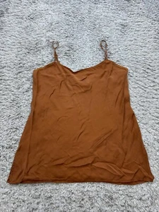Diane Von Furstenberg Blouse Womens 8 Silk Spaghetti Strap Camisole Tank Top - Picture 1 of 8