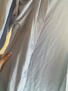 Blue Primark Suede Jacket Buttoned size 22 