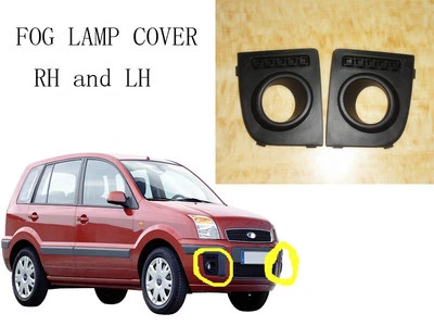 Luces antiniebla parachoques delantero izquierdo derecho biseles cubiertas para Ford Fusion 2003-2006 Foto 1 de 4