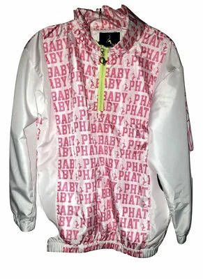 Chaqueta rosa blanca para bebé Phat para niñas pequeñas Foto 1 de 2