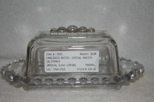Candlewick crystal #400/276 California Butter with Lid - Picture 1 of 10