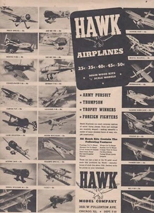 HAWK MODEL AD  #4 -FREE SHIP IN U S - Picture 1 of 1