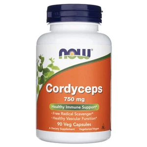 Now Foods Cordyceps 750 mg, 90 gélules - Imagen 1 de 4