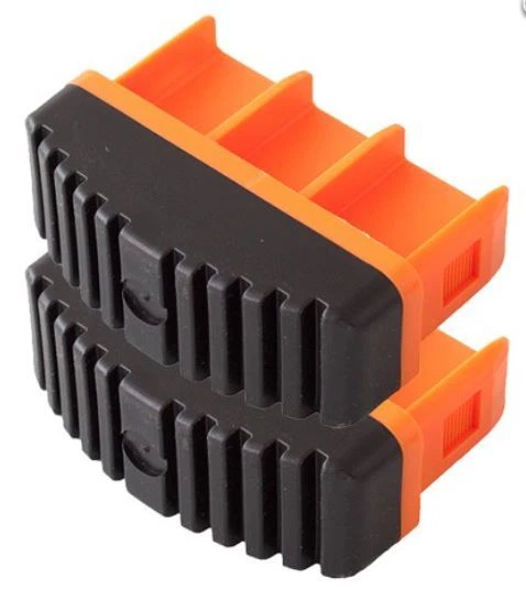 2 Stück Original KRAUSE Leiter Füße Fußstopfen MONTO Holmgröße 77x25mm 959211163